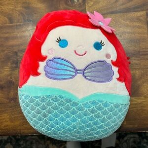 Squishmallows Little Mermaid Plush. Ariel. 10 inches